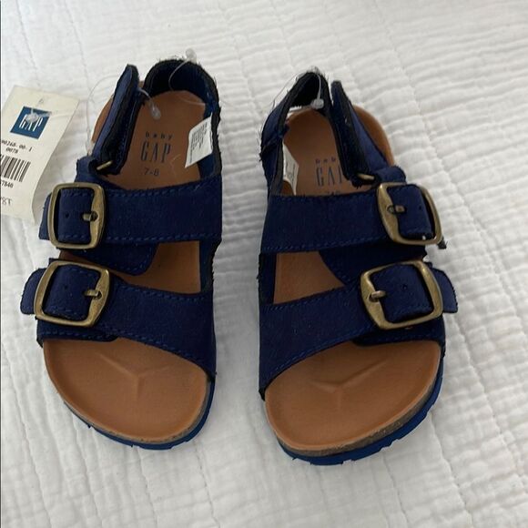 GAP Blue Sandals Double Strap Adjustable Buckles - Picture 3 of 5
